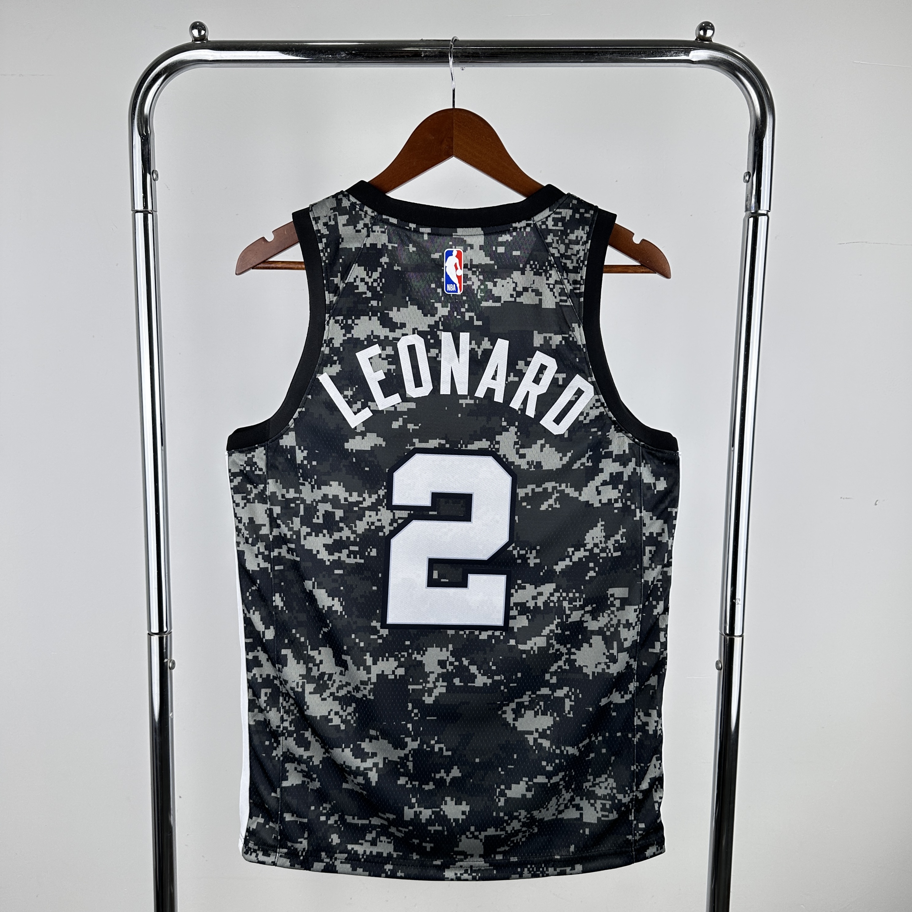 Men San Antonio Spurs #2 Leonard Camo Nike 2024 NBA Jersey